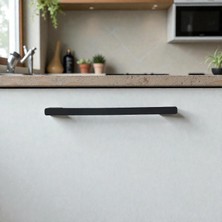 Kulp Center 5 Adet 160-192 mm Mat Siyah Modern Mercan Metal Mutfak Mobilya Kulpu Dolap Kulpu
