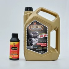 Powerten 5W30 Partiküllü Motor Yağı 5 Litre + Yağ Katkısı