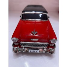 Grand Concept Store Nostaljik 1955 Klasik Araba Tasarımlı Bluetooth Hoparlör | Usb-Tf Kart Destekli Retro Müzik Çalar