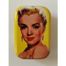 Lagun Hediyelik Metal Kutu  Takı Toka Takı Marilyn Monroe Görsel