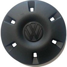 Smart Garage Volkswagen Crafter Orta Jant Göbeği Siyah 4 Adet Takım