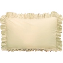 Mundo Lindo Fırfırlı Yastık Kılıfı Tek Kişilik 50X70 cm 1 Adet %100 Doğal Pamuk 18 Farklı Renk Seçeneği
