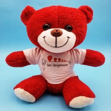 Evimdeyokyok Seni Seviyorum Tasarımlı Oyuncak Ayı