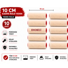 Ehobici Kadife Rulo 10 Lu Yedek 10CM (Moher)