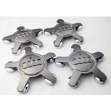 Smart Garage Audi A4 2008/2012 Ahtapot Jant Göbeği Takımı Gri 4F0601165N