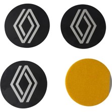 Smart Garage Renault Jant Göbeği Etiket 55 mm 4 Adet