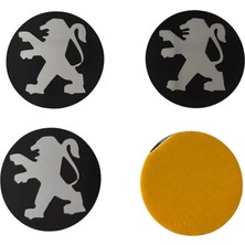 Smart Garage Peugeot Jant Göbeği Etiket 55 mm 4 Adet