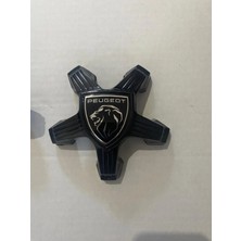 Smart Garage Peugeot Jant Göbeği Ahtapot 5 Bijon Sıyah 1 Adet (308 408 508 3008 5008)