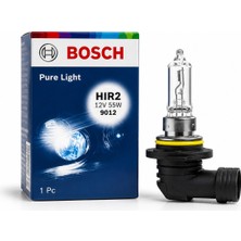 Bosch Hır2 9012 Pure Light 12V 55W Halojen Far Ampulü Oto Ön Far Ampulü Tekli
