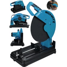 Schatz 2000W Bakır Sargılı Metal Şanzıman 355 mm Profil Metal Kesme Makinesi Mavi