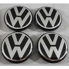 Smart Garage Volkswagen Jant Göbeği 4 Adet , Volkswagen Jant Kapağı 58/55MM Vw Jant Göbeği