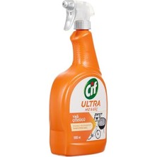 Ultra Hız Güç Yağ Çözücü Sprey Leke ve Kir Çıkarıcı 1000 ml + Cif Kireç Sökücü Sprey 1000 ml