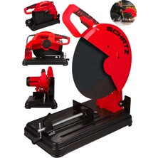 Schatz 2000W Bakır Sargılı Metal Şanzıman 355 mm Profil Metal Kesme Makinesi Kırmızı