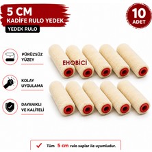 Ehobici Kadife Rulo 10 Lu Yedek 5cm (Moher)