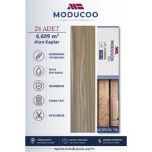 Moducoo Nordik Tik Kendinden Yapışkanlı Pvc Parke 6,689 M² Su Geçirmez