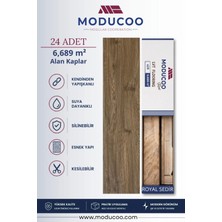 Moducoo Royal Sedir Kendinden Yapışkanlı Pvc Parke 6,689 M² Su Geçirmez