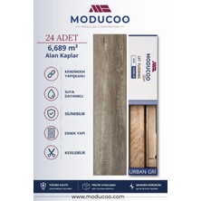 Moducoo Urban Gri Kendinden Yapışkanlı Pvc Parke 6,689 M² Su Geçirmez