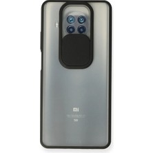 Ata Store Mi 10T Lite Kılıf Palm Buzlu Kamera Sürgülü Silikon - Siyah