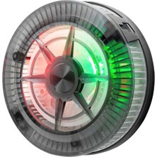 Evimdeyokyok Telefon Buz Soğutucu Fan Mıknatıslı LED Siyah HDX4379