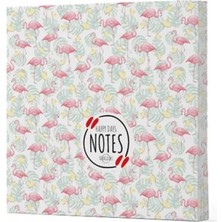 CBT Store Flamingo 3 - Çizgisiz Yan Boyamalı Defter