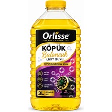 Orlisse Beauty Cosmetic Orlisse 3 L Ekonomik Boy Köpük Baloncuk Likit Suyu Sarı- Yoğun ve Uzun Süreli Köpük