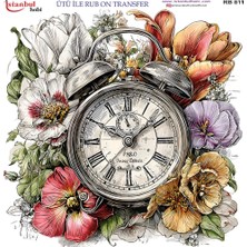 İstanbul Hobi Ütü ile Rub On Transfer Kağıdı 30X30CM RB-811