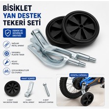 Bisiklet Yan Destek Tekeri Seti – Çocuk Bisikletleri Için Denge ve Güvenlik