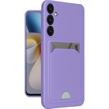 Uravas Store Samsung Galaxy A16 5g Kılıf Kelvin Kartvizitli Silikon - Lila