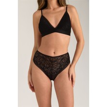 Lovely Things Angel Dantelli Cheeky Külot - Siyah