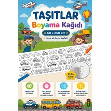 KutuTR Taşıtlar Serisi Dev Boy Boyama Rulosu 60X250 cm