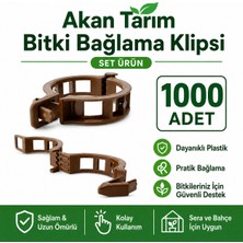 Akan Tarım Bitki ve Fide Bağlama Sabitleme Klipsi 1000 Adet