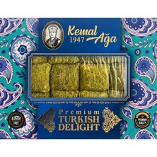 Kemal Ağa 1947 Premium Antep Fıstıklı Çikolata Dolgulu Lokum 450GR