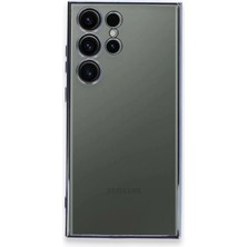 Ata Store Samsung Galaxy S23 Ultra Kılıf Razer Lensli Silikon - Açık Mavi