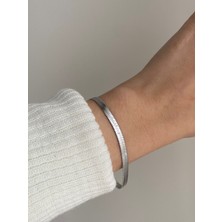 Owentis Çelik Silver Italyan Zincir Bileklik -Kararma Yapmaz-