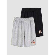 Lc Waikiki Yeni Sezon Baskılı Erkek Çocuk Pijama Şort 2'li
