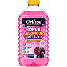 Orlisse Beauty Cosmetic Orlisse 3 L Ekonomik Boy Köpük Baloncuk Likit Suyu Pembe - Yoğun ve Uzun Süreli Köpük