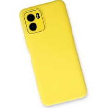 Ata Store Vivo Y15S Kılıf Lansman Glass Kapak - Sarı