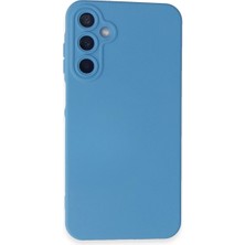 Ata Store Samsung Galaxy A55 5g Kılıf Nano Içi Kadife Silikon - Mavi