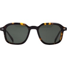 Caretta Crttagünş 8538-C2 Genç Erkek,kadın,unisex Köşeli Çerçeveli Asetat UV400 Güneş Gözlüğü