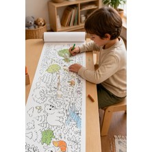 KutuTR Sebzeler 2 Rulo Boyama Kağıdı 30X250 cm Eğitici Çocuk Aktivite Boyama Posteri
