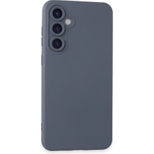 Ata Store Samsung Galaxy S24 Kılıf Nano Içi Kadife Silikon - Gri