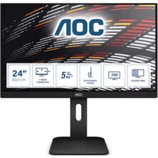 23.8 AOC 24P1 IPS 5MS 60MHZ 1XVGA 1XHDMI 1XDP 1XDVI FHD 1920X1080 USB3.0 HOPARLÖR ÇERÇEVESİZ YÜKSEKLİK AYARI PIVOT VESA