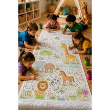 KutuTR Hayvanlar Serisi Dev Boy 60X250 Cmboyama Rulosu-3