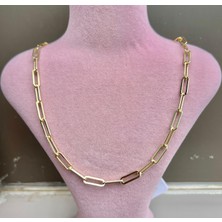 Nilonya Aksesuar 14K Altın Kaplama Xuping Ataç Zincir 60 cm Kolye