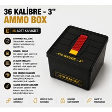 Memania Co 36 Kalibre  Fişek Saklama Kutusu – 25’li Dayanıklı Ammo Box