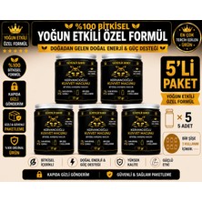 Kervancıoğlu Kuvvet Macunu Bitkisel Atom Güç Enerji ve Performans Desteği (17gr x 5 Şişe)
