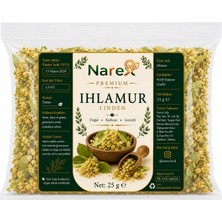 NAREX Ihlamur 25 gr Doğal Kurutulmuş Ihlamur Çiçeği Yeni Mahsul Bitki Çayı
