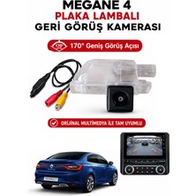 Garaj 52 Renault Megane 4 Orjinal Multimedya Uyumlu Plaka Lambalı Arka Görüş Kamerası 170° Geniş Açı Park Kamerası