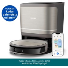 Philips 8000PA Islak Kuru Powercyclone Aqua Lazer Navigasyon Hepsi Bir Arada Istasyon Akıllı Robot Süpürge