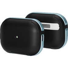 Ata Store Airpods Pro 2 (2.nesil) Mo-A8 Armor Kılıf - Sierra Blue
